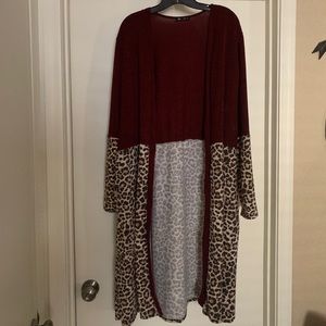 Heimish Leopard Cheetah Cardigan Discount Diva 2x
